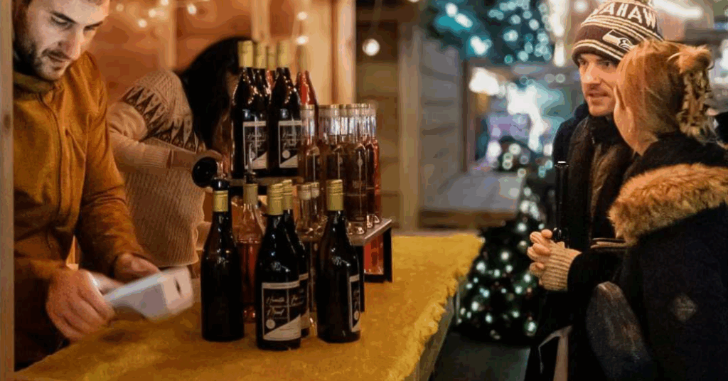 Shipyard's Christmas Market 2024 - Vendor using Clover Flex