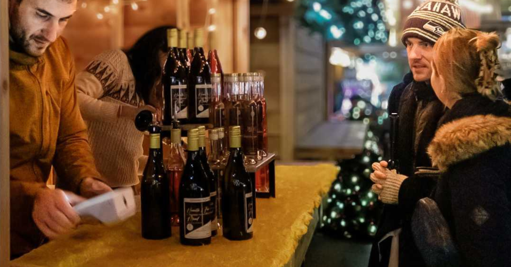 Shipyard's Christmas Market 2024 - Vendor using Clover Flex